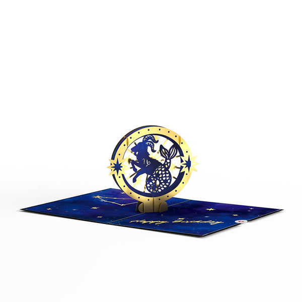 I Love Pop Capricorn Zodiac Birthday Pop-Up Card