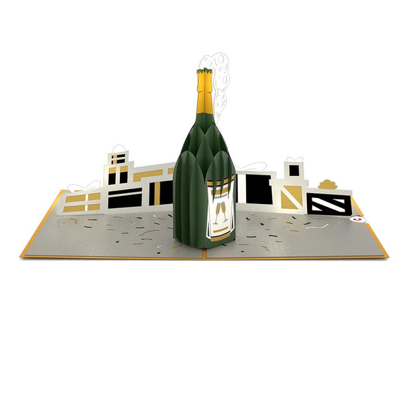 I Love Pop Champagne Celebration Pop-Up Card
