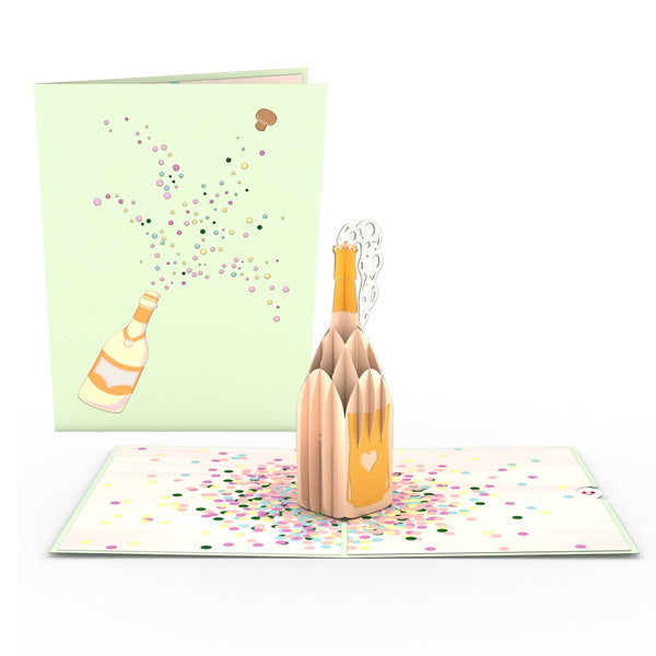 i love pop Champagne Pop Pop-Up Card