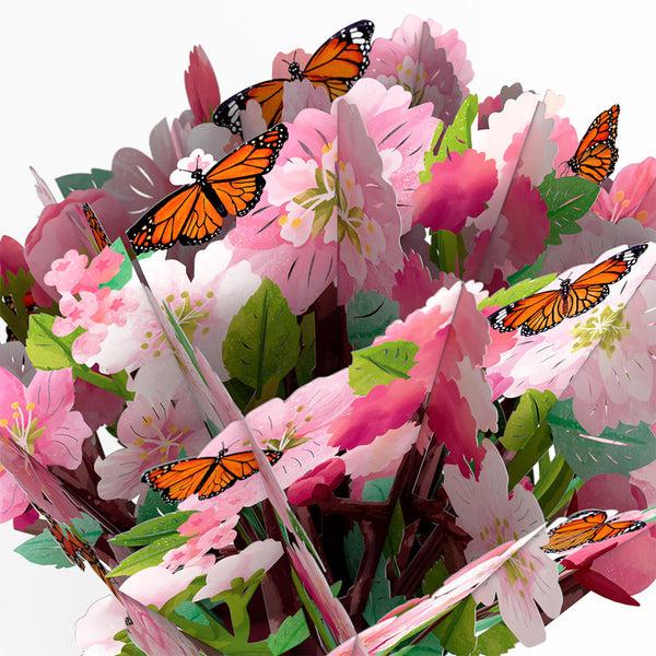 I Love Pop Cherry Blossom Butterfly Bouquet