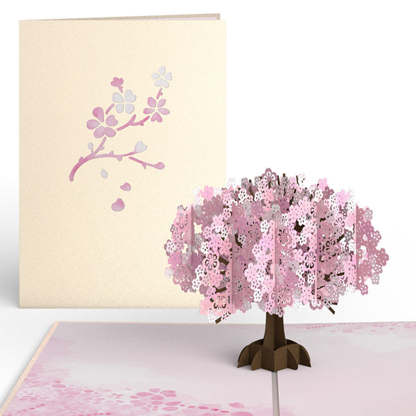 i love pop Cherry Blossom Pop-Up Card