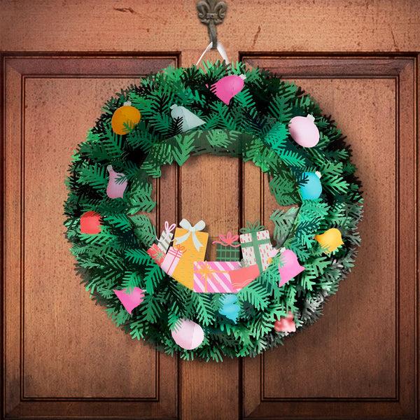i love pop Christmas Joy Wreath
