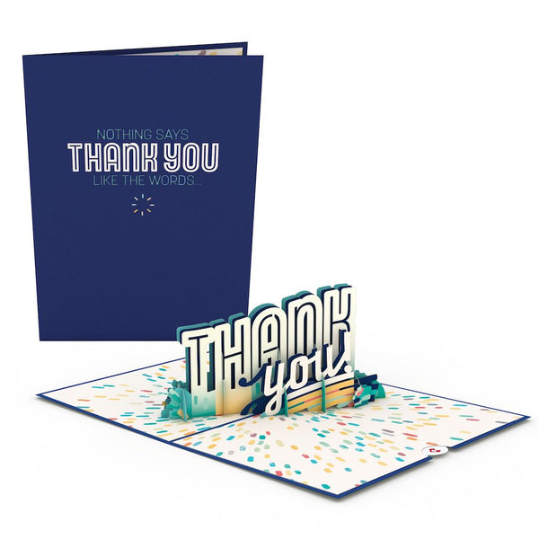 i love pop Colorful Thank You Pop-Up Card