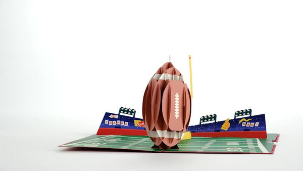 I Love Pop Dad's Touchdown Pop-Up Card