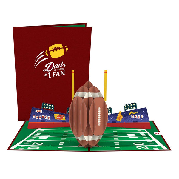 i love pop Dad's Touchdown Pop-Up Card