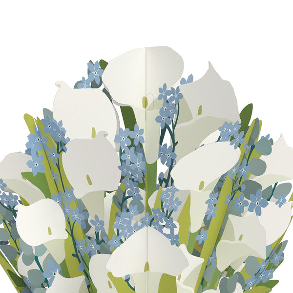 I Love Pop Deepest Sympathy Calla Lilly Bouquet