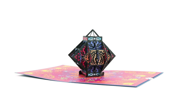 I Love Pop Diwali Kandeel Pop-Up Card