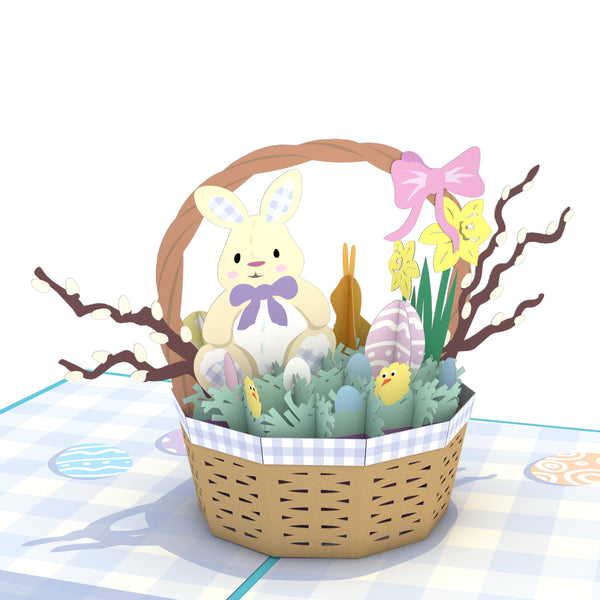 I Love Pop Easter Basket Pop-Up Card