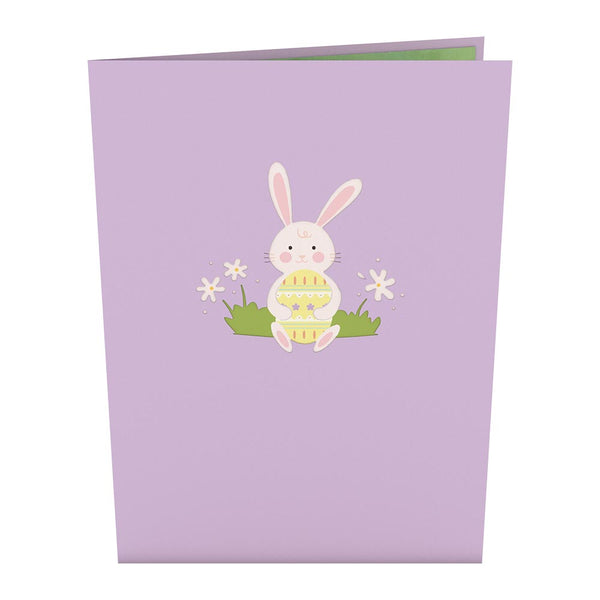 I Love Pop Easter Bunny Basket Pop-Up Card