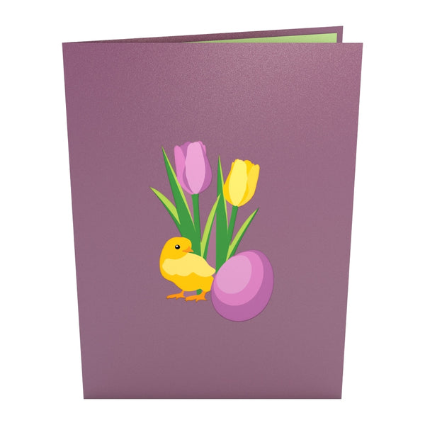 I Love Pop Easter Bunny With Egg Pop-Up Card