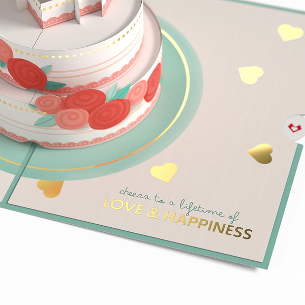 I Love Pop Eat Drink And Be Married Pop-Up Card
