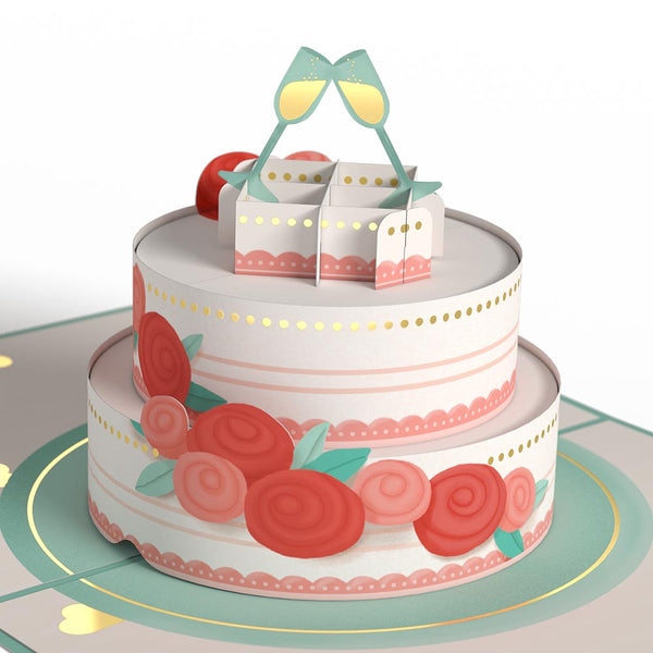 I Love Pop Eat Drink And Be Married Pop-Up Card