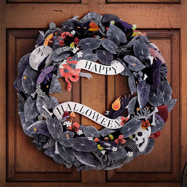 i love pop Enchantingly Eerie Halloween Wreath