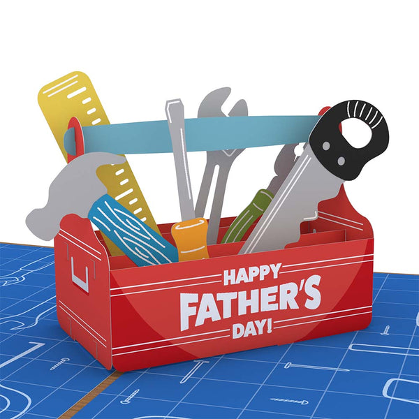 I Love Pop Father's Day Toolbox Pop-Up Card