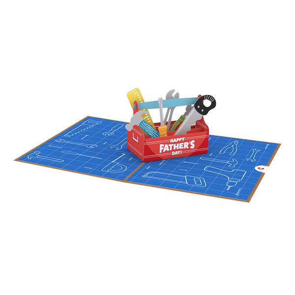 I Love Pop Father's Day Toolbox Pop-Up Card