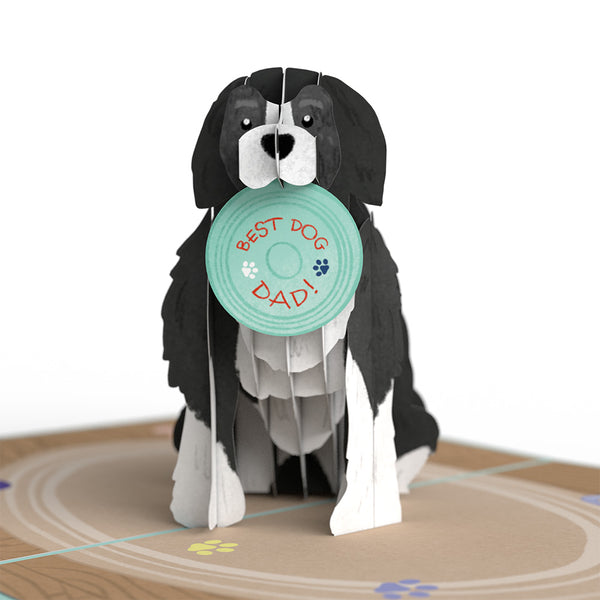 I Love Pop Fetching Father’s Day Dog Pop-Up Card