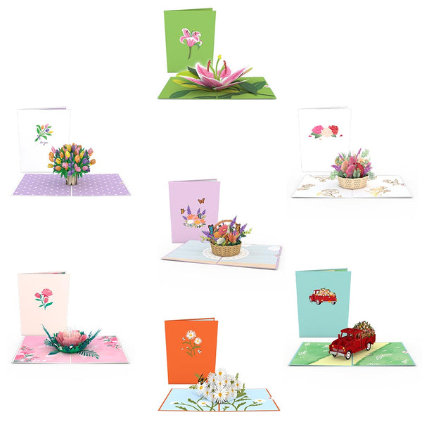 i love pop Floral 7-Pack Classic