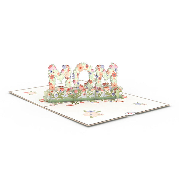 I Love Pop Floral Mom Pop-Up Card