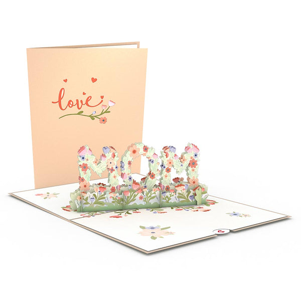 i love pop Floral Mom Pop-Up Card