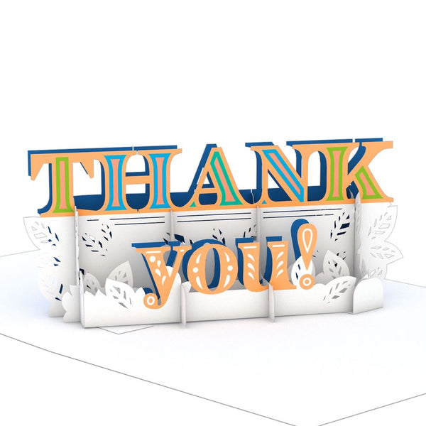 I Love Pop Flourish Thank You: Paperpop® Card