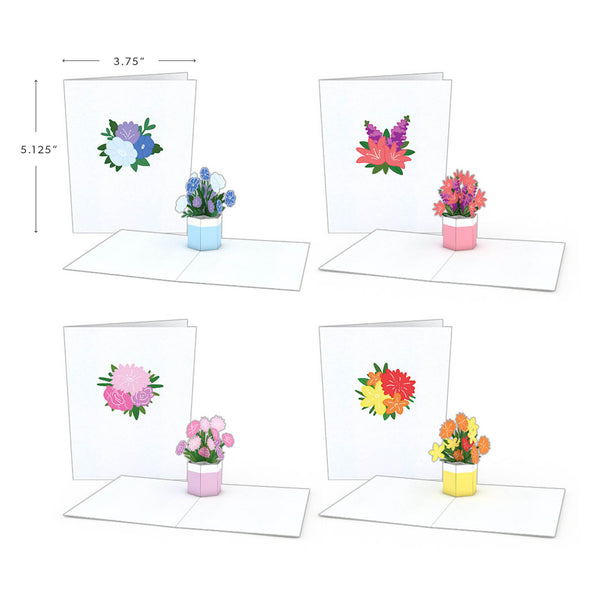 i love pop Flower Pot Notecards (Assorted 4-Pack)