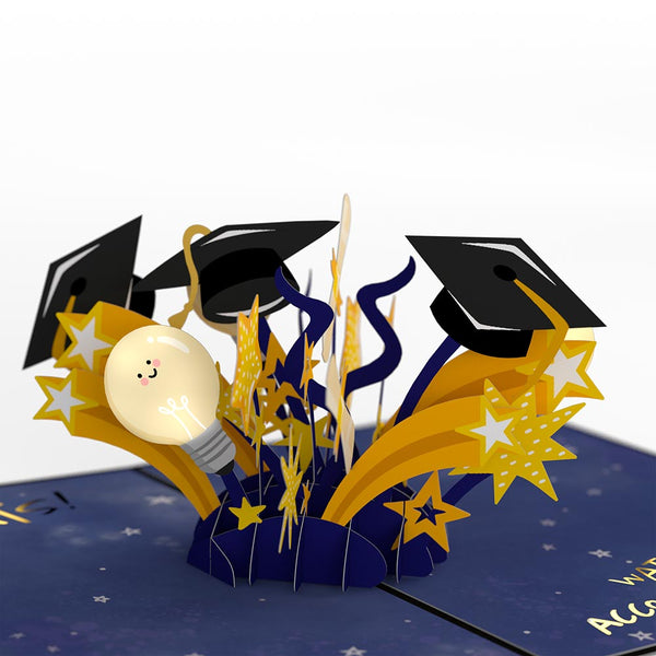 I Love Pop Future Is Bright Graduation Pop-Up Card