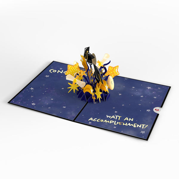 I Love Pop Future Is Bright Graduation Pop-Up Card