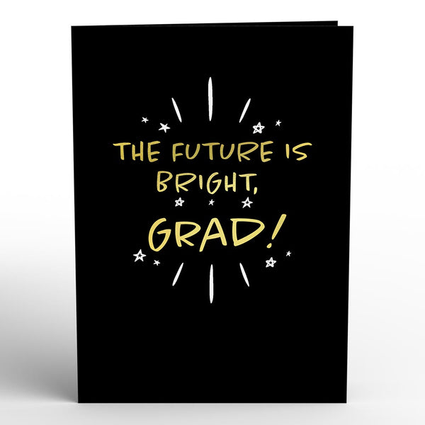 I Love Pop Future Is Bright Graduation Pop-Up Card