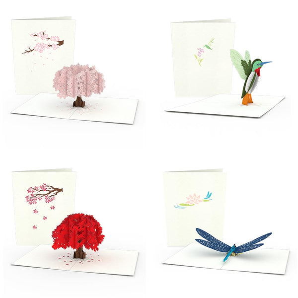 i love pop Garden Notecards (Assorted 4-Pack)