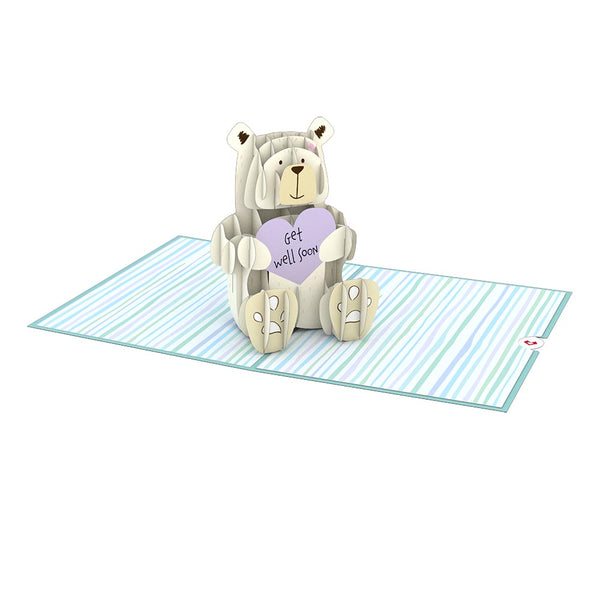 I Love Pop Get Well Bear Pop-Up Card