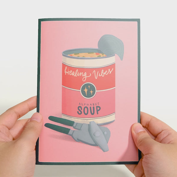 I Love Pop Get Well Soon Soup Pop-Up Card