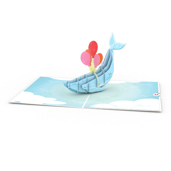 I Love Pop Get Well Whale Pop-Up Card