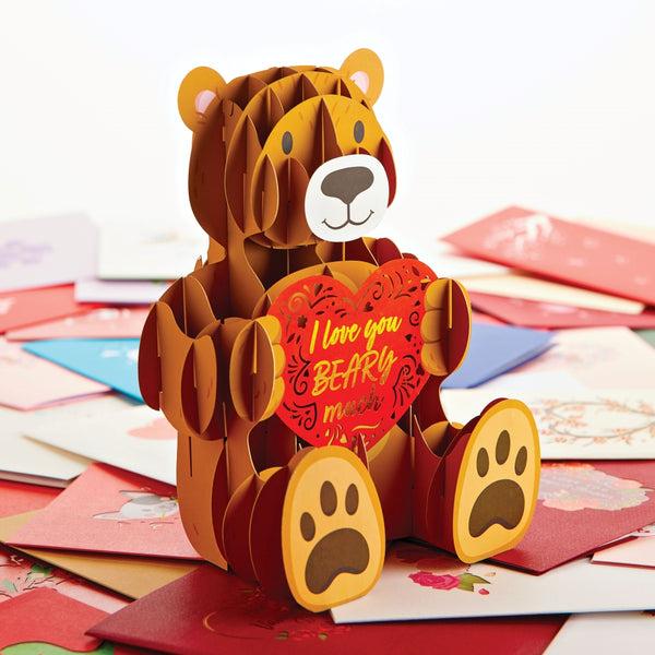I Love Pop Giant Love Bear Pop-Up Gift