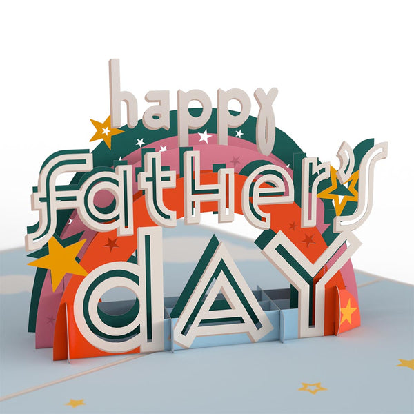 I Love Pop Girl Dad Father’s Day Pop-Up Card