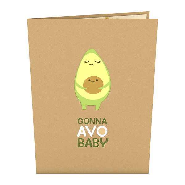 I Love Pop Gonna Avo Baby Pop-Up Card