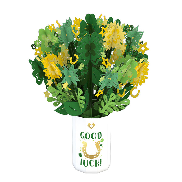 I Love Pop Good Luck Flower Bouquet