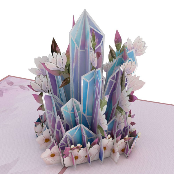 I Love Pop Good Vibes Crystals Pop-Up Card