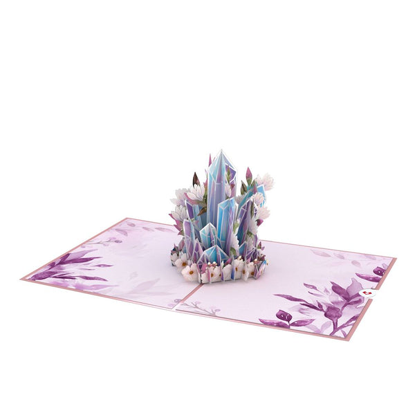 I Love Pop Good Vibes Crystals Pop-Up Card