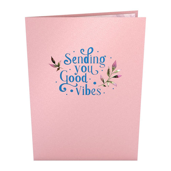 I Love Pop Good Vibes Crystals Pop-Up Card