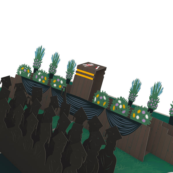 I Love Pop Graduation Ceremony Pop-Up Card