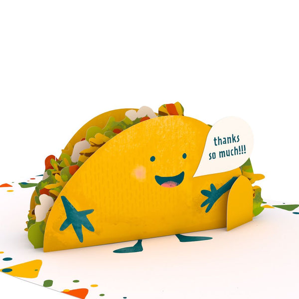 I Love Pop Grateful Taco: Paperpop® Card