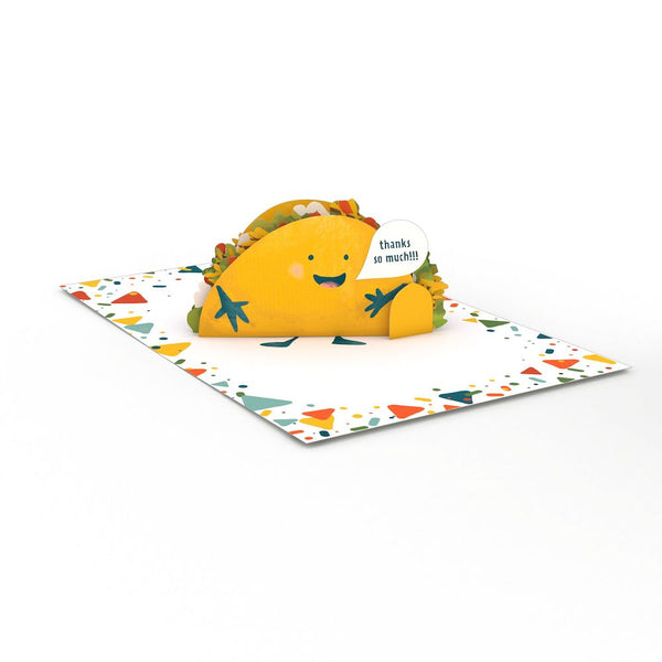 I Love Pop Grateful Taco: Paperpop® Card