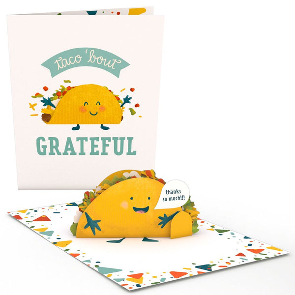 i love pop Grateful Taco: Paperpop® Card