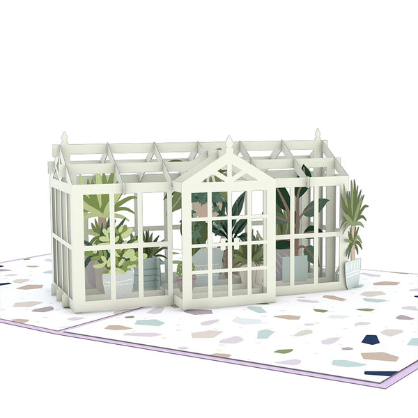 I Love Pop Greenhouse Garden Pop-Up Card