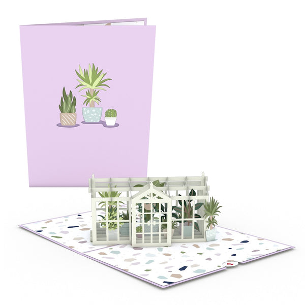 i love pop Greenhouse Garden Pop-Up Card