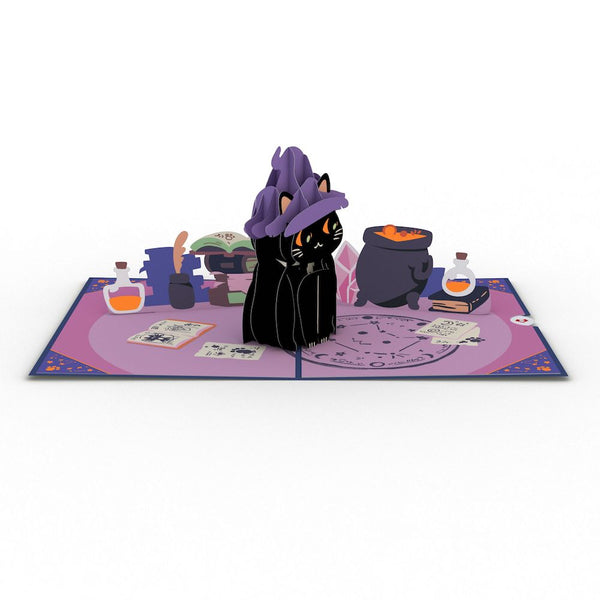 I Love Pop Halloween Cat Classic Pop-Up Card