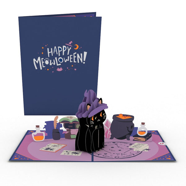 i love pop Halloween Cat Classic Pop-Up Card