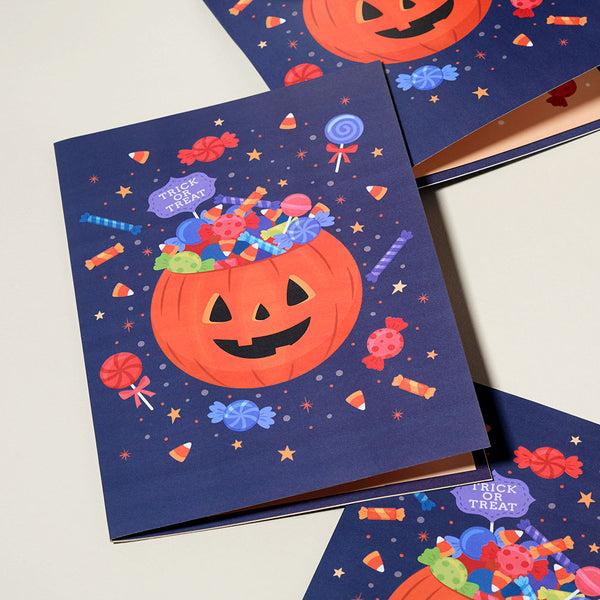 I Love Pop Halloween Cat Plushpop Card