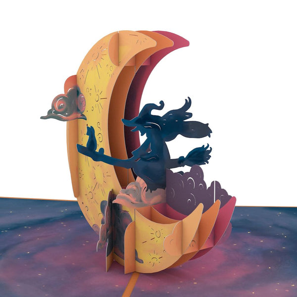 I Love Pop Halloween Witch Pop-Up Card