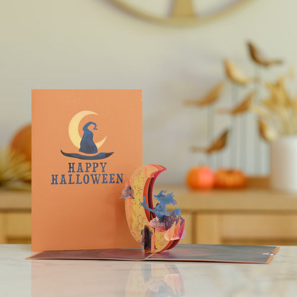 i love pop Halloween Witch Pop-Up Card